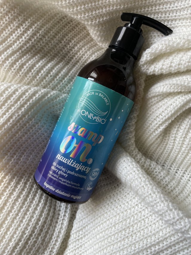 OnlyBio Hair in Balance, Szampon do włosów, Nawilżający, Sucha i podrażniona skóra głowy