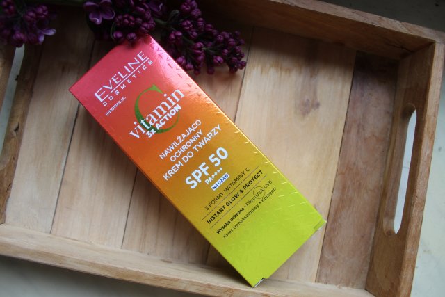 Eveline Vitamin C 3xAction, Krem do twarzy, Nawilżająco-ochronny, Na dzień, SPF 50