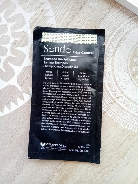 Sendo Szampon do włosów, Frizz Control, Zapobiegający puszeniu się włosów 