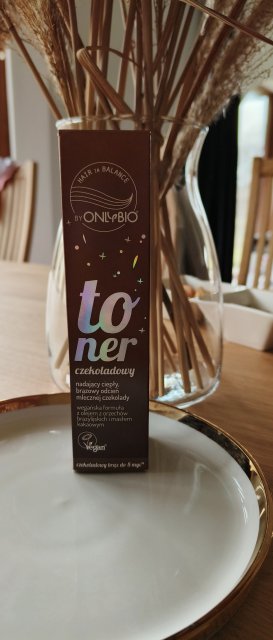 OnlyBio Hair in Balance, Toner do włosów, Czekoladowy, Nadający ciepły, brązowy odcień mlecznej czekolady 