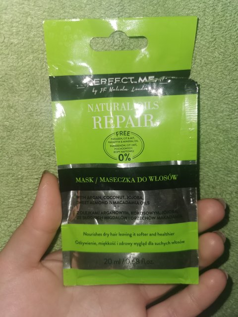 Perfect Me Maseczka do włosów, Natural Oils Repair