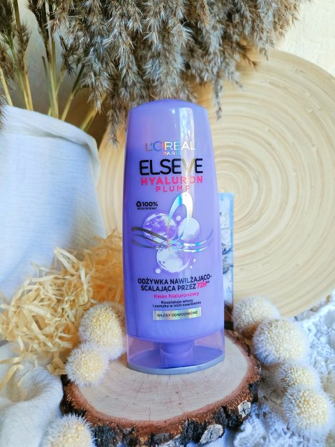 L'Oréal Elseve, Odżywka do włosów, Hyaluron Plump, Nawilżająco - scalająca, Włosy Odwodnione