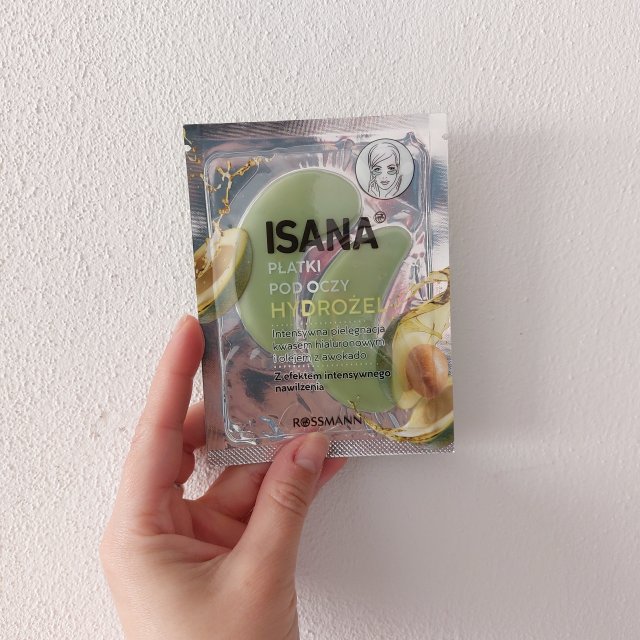 Isana Płatki hydrożelowe z kwasem hialuronowym i olejem z awokado