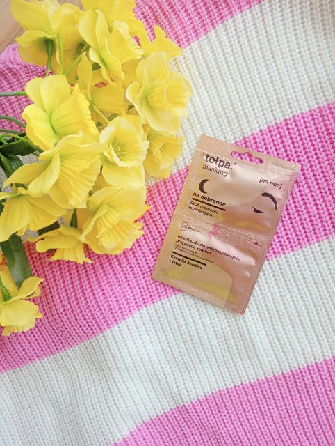 Tołpa Masking, Maseczka do twarzy, Na dobranoc, Cica, Regenerujaca