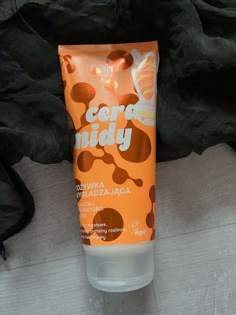 OnlyBio Hair, Ceramidy, Odżywka wygładzająca, Każda porowatość, Brzoskwinia i śmietanka 