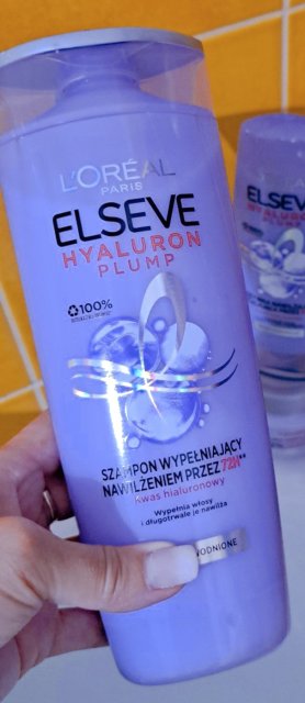 L'Oréal Elseve, Szampon do włosów, Hyaluron Plump, Wypełniający nawilżeniem, Włosy odwodnione
