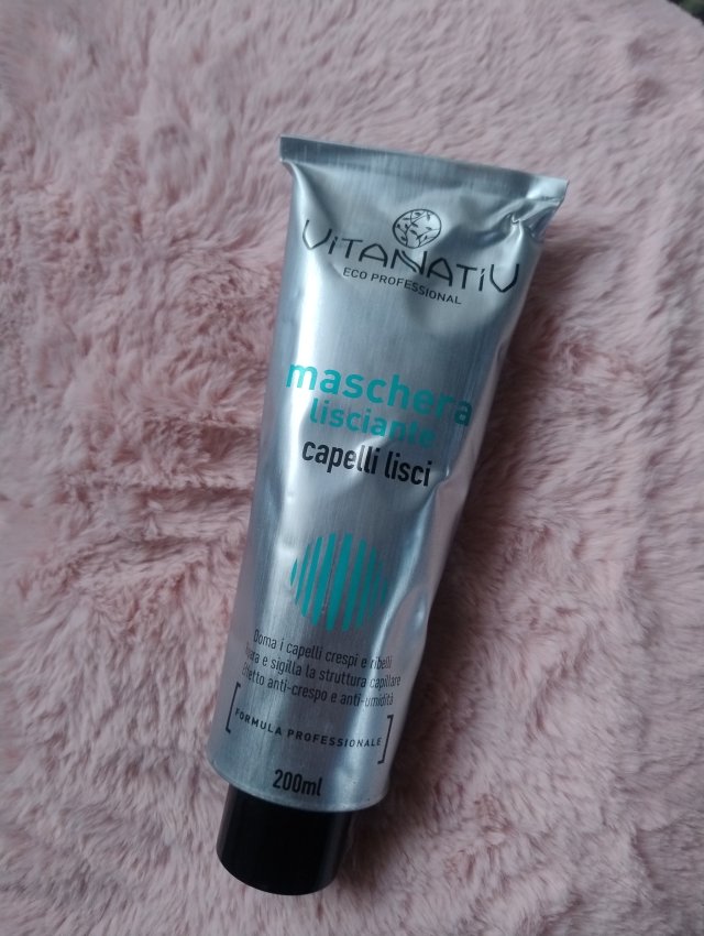Vitanativ Maska do włosów, Maschera Lisiante Capelli Lisci, Wygładzająca