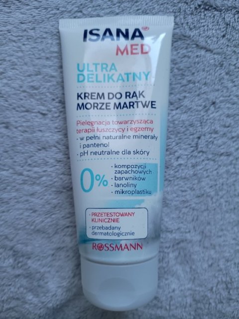 Isana Med, krem do rąk, Ultra Delikatny, Morze Martwe