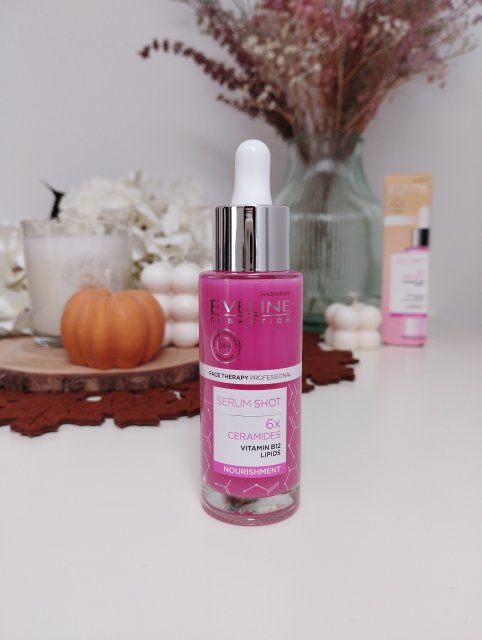 Eveline Face Therapy Professional, Serum Shot, Serum do twarzy, 6x ceramidy, Odżywienie