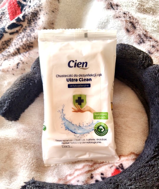 Cien Chusteczki do dezynfekcji rąk, Ultra Clean