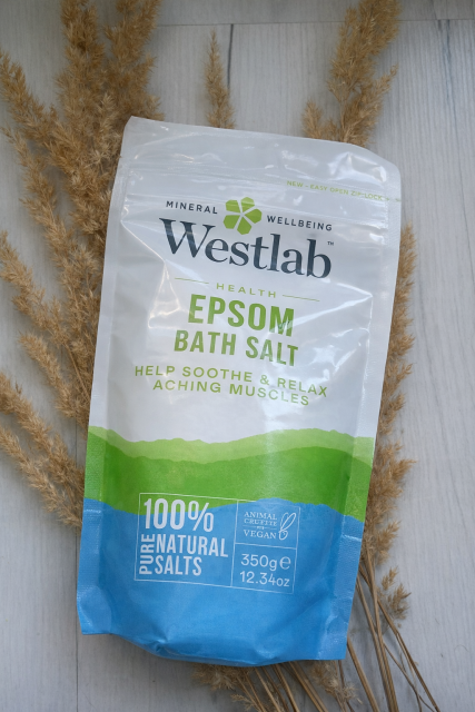 Westlab Sól do kąpieli, Reviving Epsom Salt, Gorzka Sól, Odświeżająca
