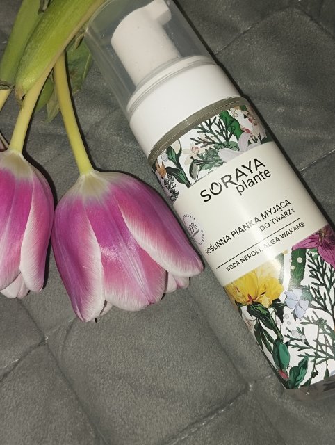 Soraya Plante, Roślinna pianka myjąca do twarzy, Woda neroli, Alga wakame