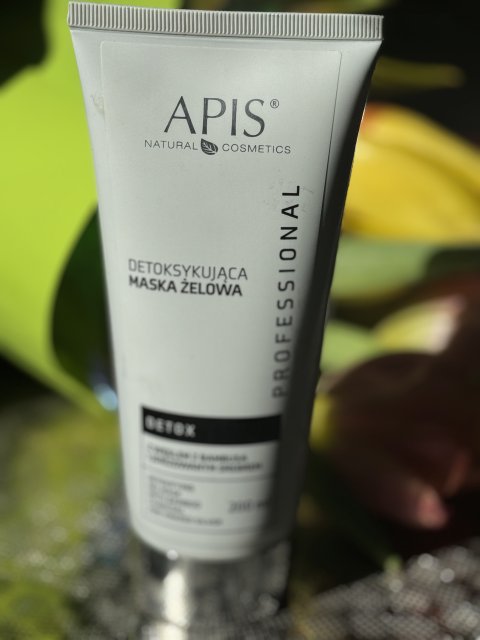 Apis Maska do twarzy, Detoksykująca, Żelowa, Z węglem z bambusa i jonizowanym srebrem