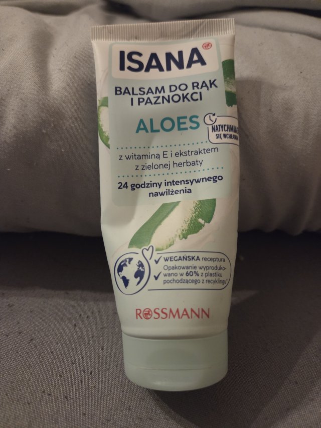 Isana Aloe Vera, balsam do rąk i paznokci 
