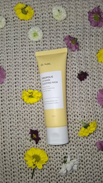 iUNIK Maseczka do twarzy, Propolis Vitamin Sleeping Mask, Na noc, Rozjaśniająca