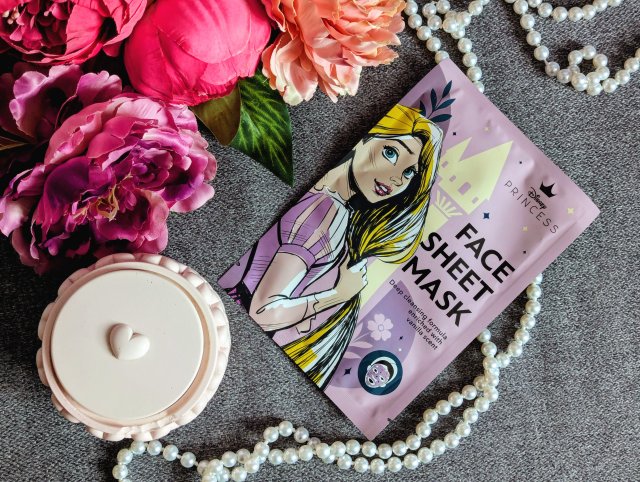 Maxbrands Marketing B.V. Disney Princess, Maseczka do twarzy w płacie, Oczyszczająca, Wanilia