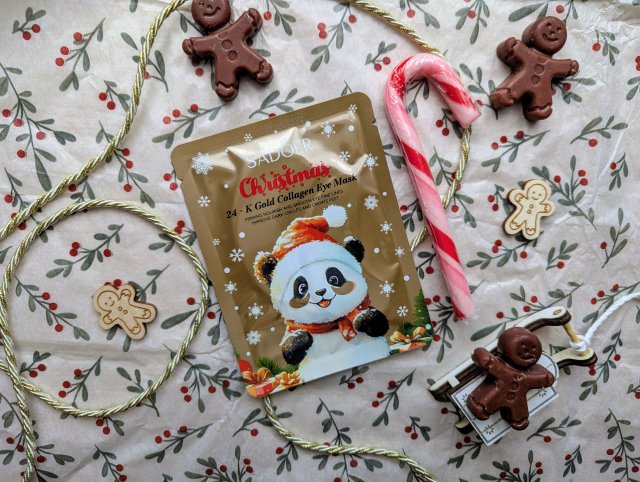 Sadoer Płatki pod oczy, Christmas, 24k Collagen Eye Mask
