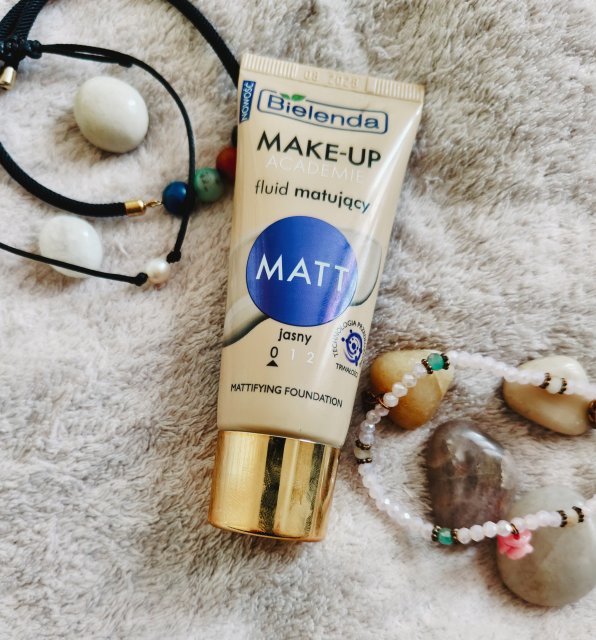 Bielenda Make-Up Academie, Fluid matujący, Matt, nr 0 jasny