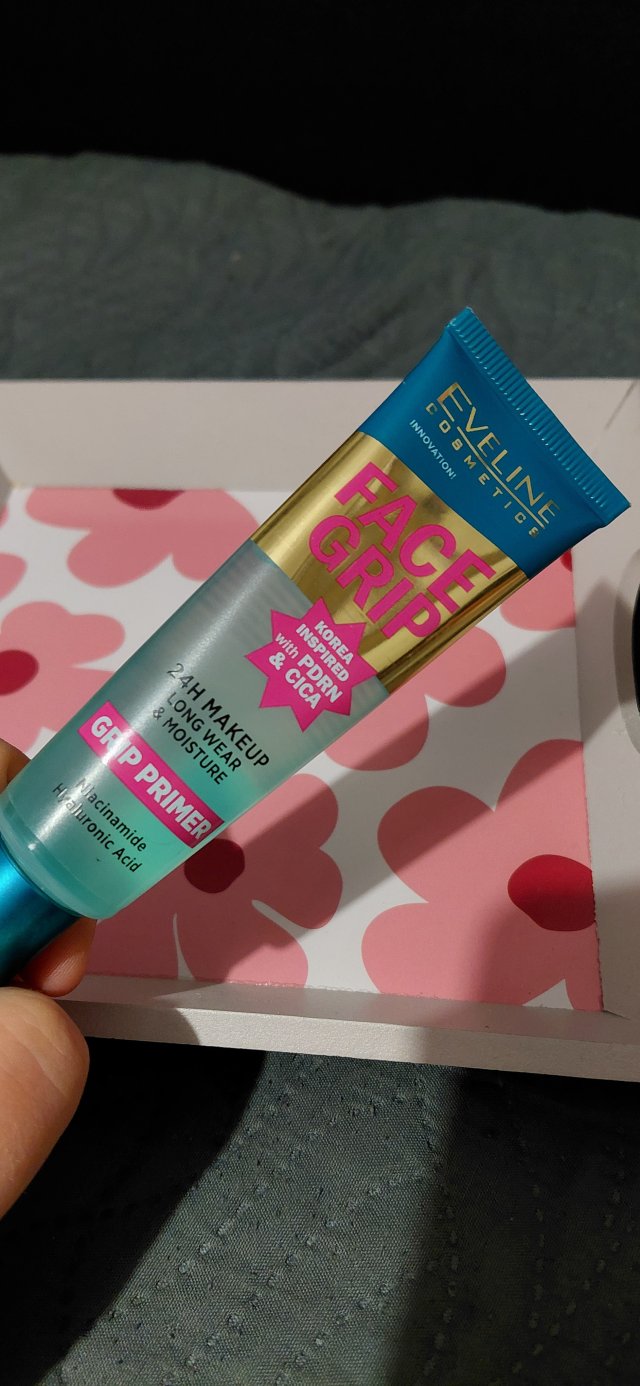 Eveline Face Grip, Baza pod makijaż, Żelowa, Nawilżająca, 24H Makeup, Grip Primer