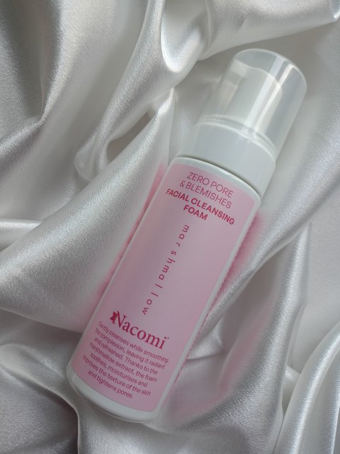 Nacomi Pianka do mycia twarzy, Face Cleansing Foam, Zamyka pory i wygładza, Marshmallow 