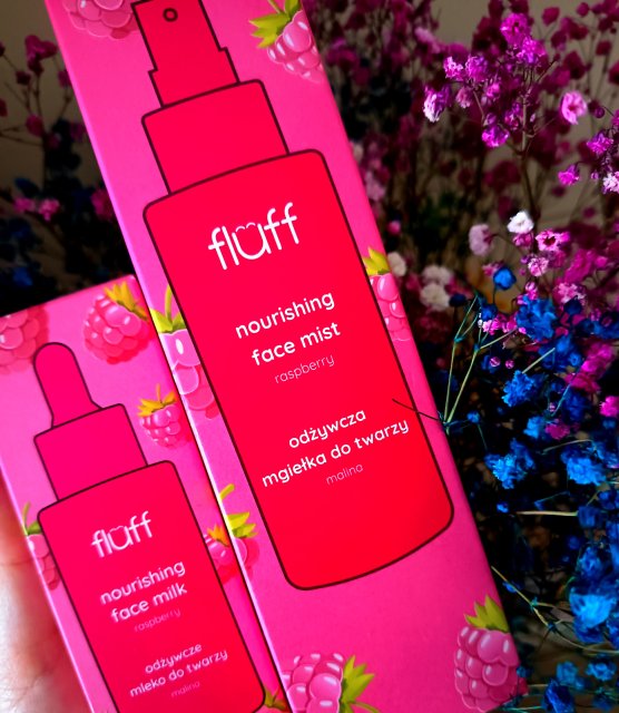 Fluff Superfood, Mleko do twarzy, Malina