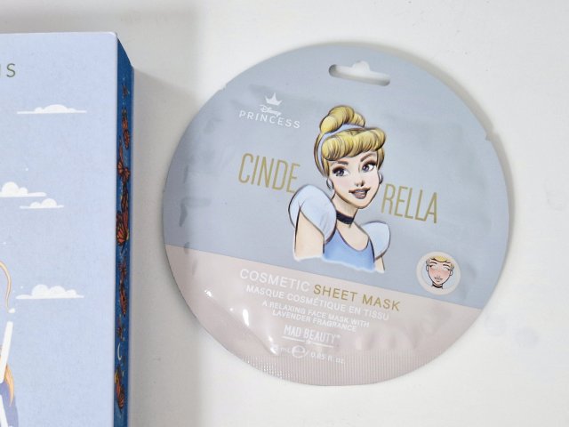 Mad Beauty Maska do twarzy w płacie, Disney Princess, Cinderella