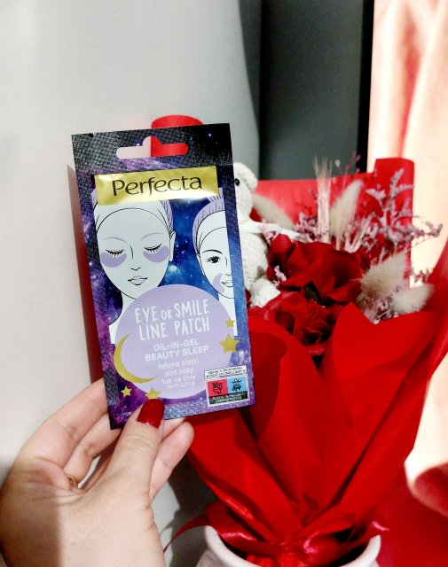 Perfecta Eye or Smile Line Patch, Płatki pod oczy lub na linie mimiczne, Oil-in-Gel Beauty Sleep, Żelowe