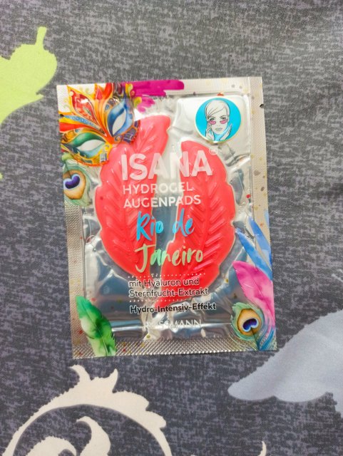 Isana Rio de Janeiro, Hydrożelowe płatki pod oczy, Z kwasem hialuronowym i ekstraktem z gwieździstego owocu