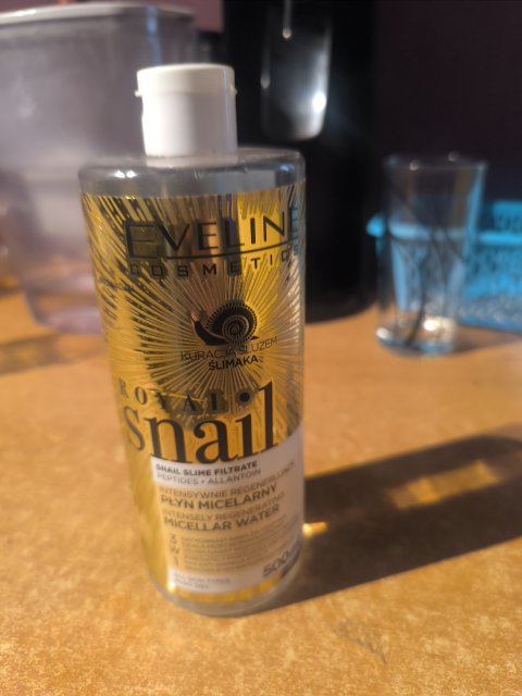 Eveline Royal Snail, Płyn micelarny, 3w1, Intensywnie regenerujący