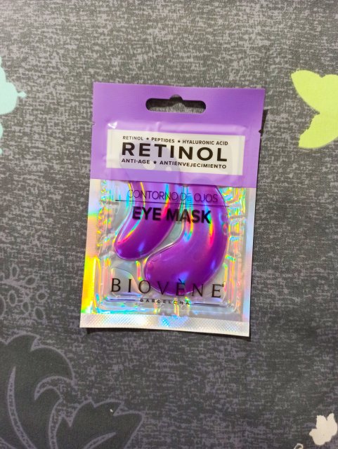 Biovene Barcelona Eye Mask, Płatki pod oczy, Retinol, Anti-Age, Peptides and Hyaluronic Acid