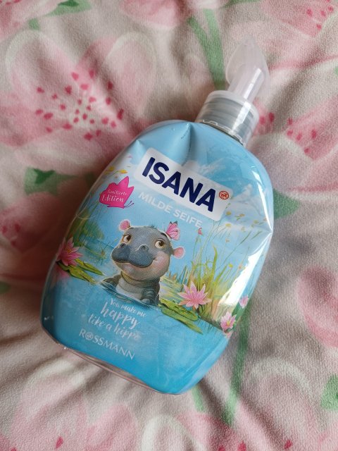 Isana Mydło do rąk w płynie, You Make me Happy like a Hippo