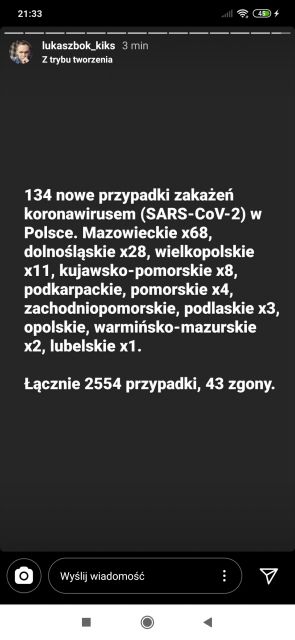 Koronawirus - zbiór przemyśleń w świetle ostatnich wydarzeń