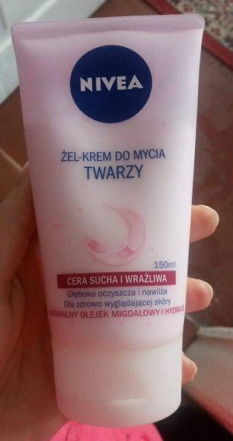 Nivea Żel - Krem do mycia twarzy, Cera sucha i wrażliwa