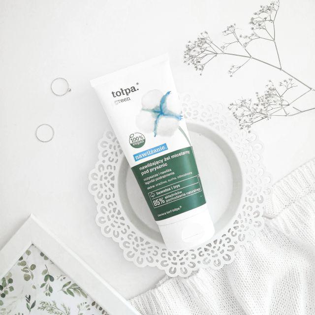 Tołpa Green, Nawilżanie, Żel pod prysznic, Nawilżający, Bawełna i irys