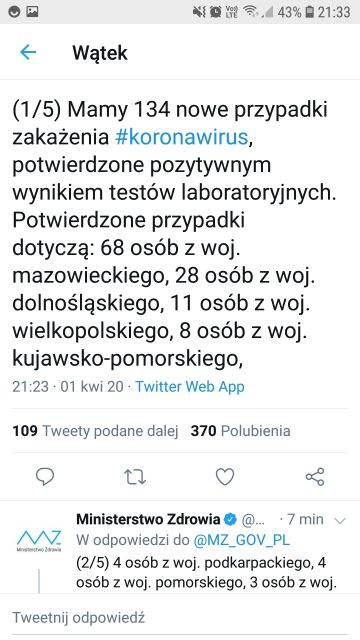 Koronawirus - zbiór przemyśleń w świetle ostatnich wydarzeń