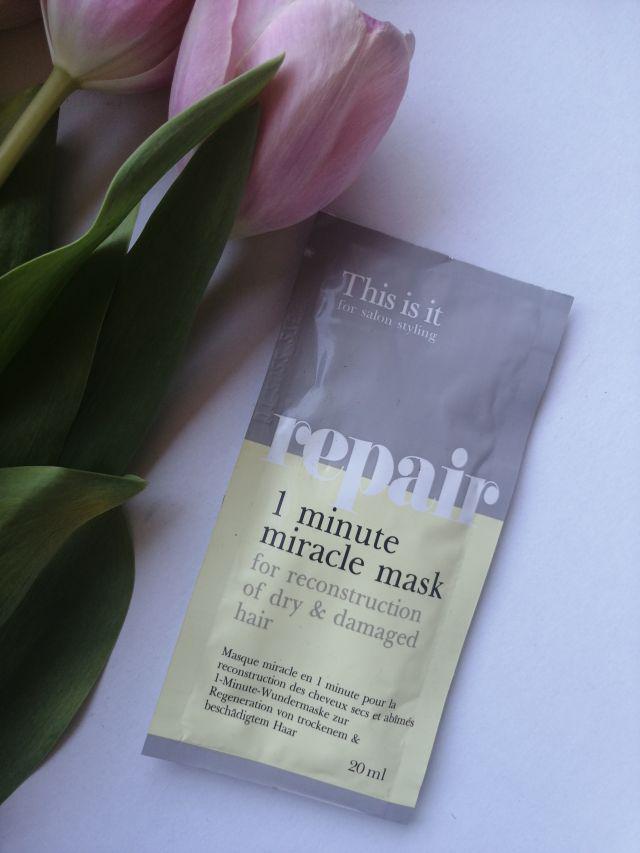 This is it 1 minut miracle mask, Repair