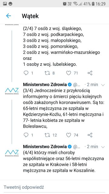 Koronawirus - zbiór przemyśleń w świetle ostatnich wydarzeń