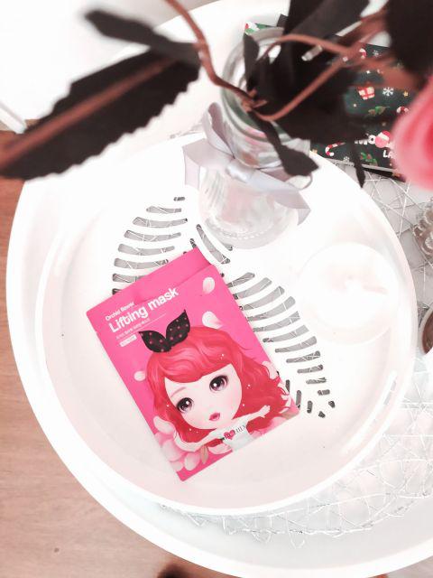 The Orchid Skin Maska do twarzy w płacie, Orchid Flower, Lifting Mask