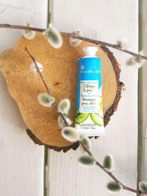 Yves Rocher Maseczka do twarzy, Orzeźwiająca, Replenishing Mask with Agave Sap