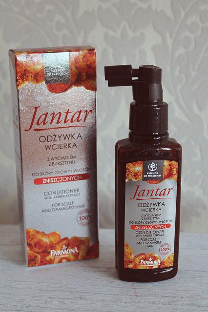 Farmona Jantar, Odżywka - wcierka, Z wyciągiem z bursztynu do skóry głowy i włosów zniszczonych