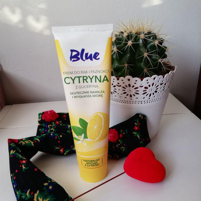 Blue Wygładzający krem do rąk z gliceryną `Cytryna` 