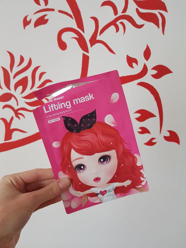 The Orchid Skin Maska do twarzy w płacie, Orchid Flower, Lifting Mask