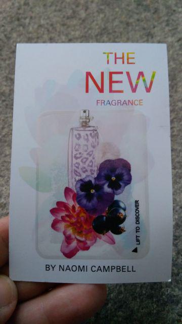  Próbka perfum od Naomi Campbell.