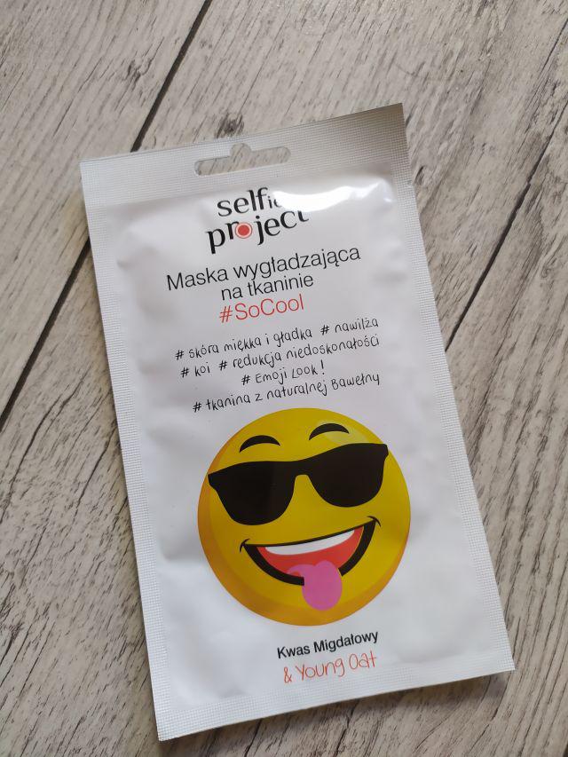 Selfie Project Maska do twarzy w płacie, Na tkaninie, #SoCool