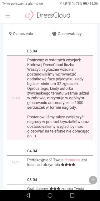 Królowa Dresscloud!