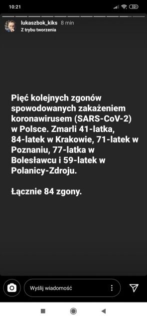 Koronawirus - zbiór przemyśleń w świetle ostatnich wydarzeń