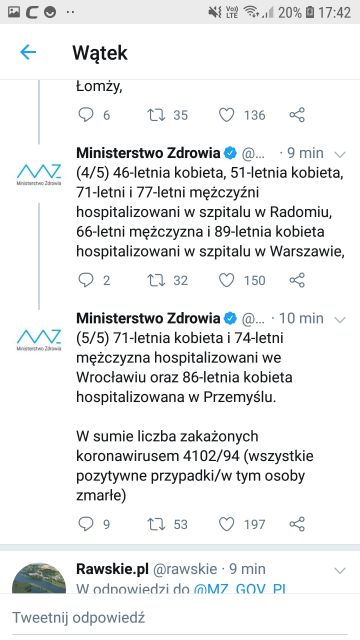 Koronawirus - zbiór przemyśleń w świetle ostatnich wydarzeń