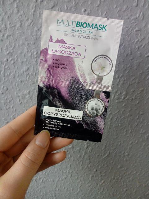 Multi BioMask Calm & Clean, Maseczka do twarzy, Łagodząca + Oczyszczająca