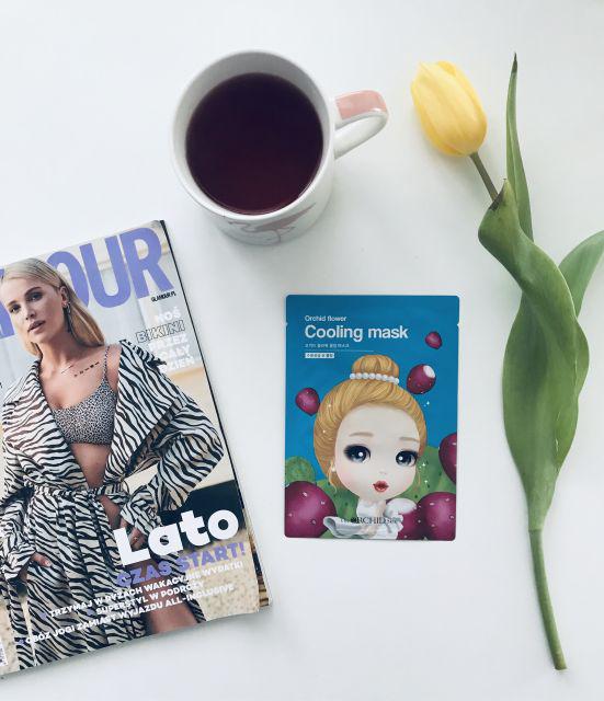 Orchid flower maseczka