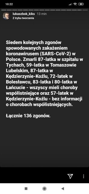 Koronawirus - zbiór przemyśleń w świetle ostatnich wydarzeń
